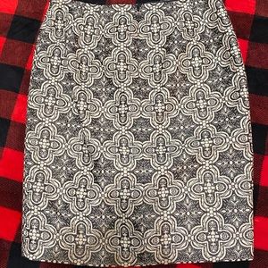 ⭐️NWT Talbots Petite 8P gold shimmer skirt